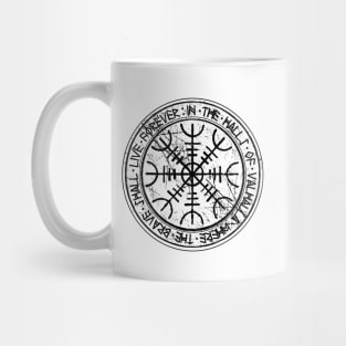 Helm of Awe - Icelandic protection stave Mug